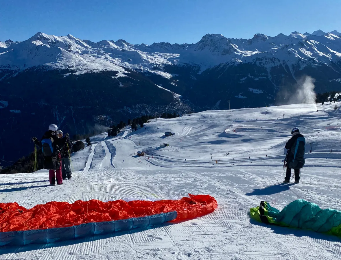 Décollage du Crêt du Midi